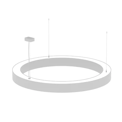 Geometric Ring LED DI-IN 1200 200W 14000/5490lm 840 OPAL Gray STD 230V