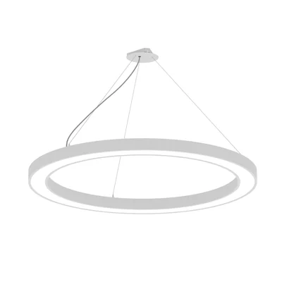 Geometrické LED centrální závěsné světlo X3 kulaté šedé 3000 mm