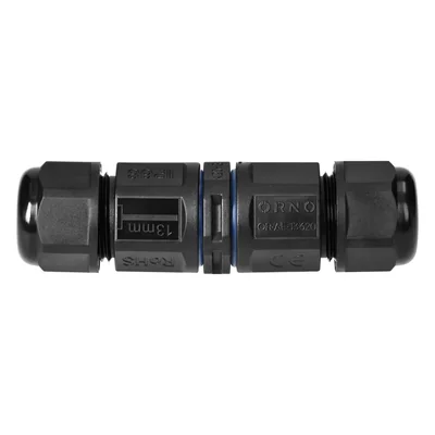 Gerader Kabelverbinder mit Schnellanschluss IP68, 3x4mm², 400V/20A