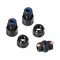 Gerader Kabelverbinder mit Schnellanschluss IP68, 3x4mm², 400V/20A