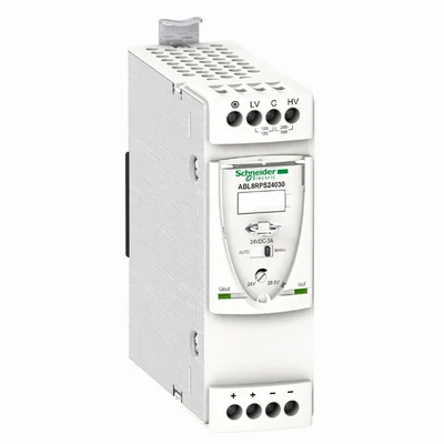 Geregeltes Schaltnetzteil (SMPS), Phaseo, 1- oder 2-phasig, 100–500 V, 24 V, 3 A