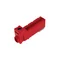 Gewindeloser Klemmenblock LZB, 1x2,5-25mm² / 13x1,5-2,5mm², 63A, 1kV, rot