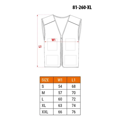 Gilet da lavoro HD, taglia XL/56