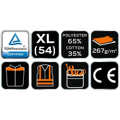 Gilet de travail HD, taille XL/56