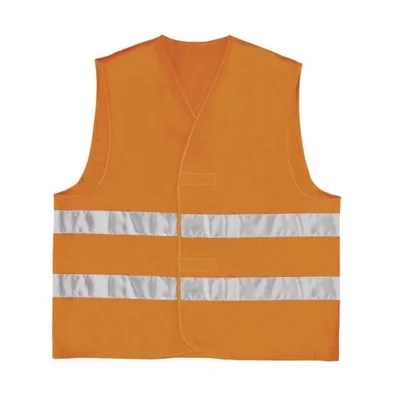 Gilet di segnalazione fluorescente, taglia L