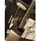 GINELLI Lámpara colgante cuádruple, níquel mate