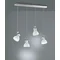 GINELLI Quadruple pendant lamp matt nickel