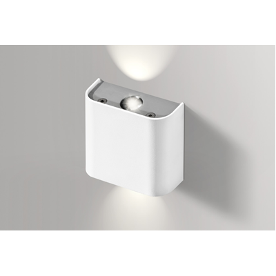 GINNO 1 Applique blanc/aluminium