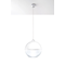 Gino Pendant lamp white and transparent