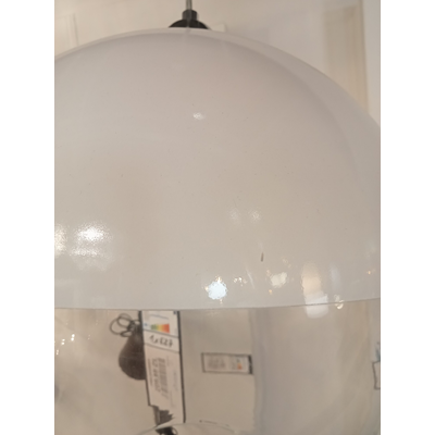 Gino Pendant lamp white and transparent