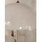 Gino Pendant lamp white and transparent