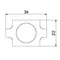 GKS 34 FT Clamp for mesh trays