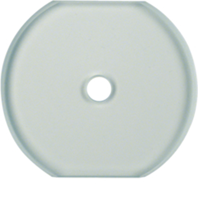 GLASSERIE Glass middle cover plate for swivel connector, light