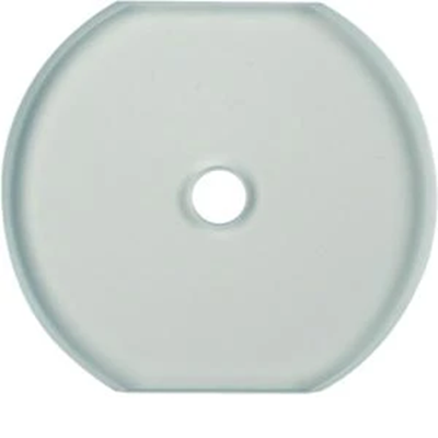 GLASSERIE Glass middle cover plate for swivel connector, light