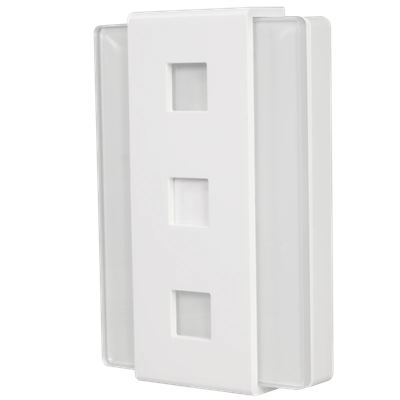 Glasso two-tone gong with GNW-248 230V transformer, white