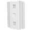 Glasso two-tone gong with GNW-248 230V transformer, white