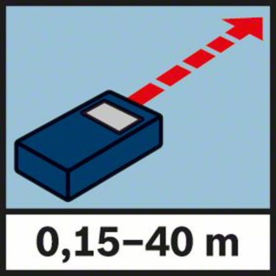 GLM 40 Telémetro láser profesional