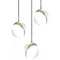 GLOBE 3X8W LED HANGING GOLD