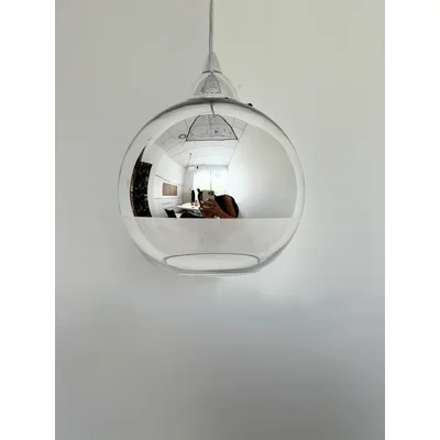 GLOBE S Lámpara Colgante E27 IP20 cromo/níquel