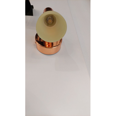 Glossy 2 Lampada da parete rame/champagne