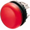 Główka lampki sygnalizacyjnej płaska, czerwona, M22-L-R