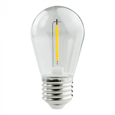 Glühlampe in Golfballform, S14 E27, 1 W, 2700 K, 100 lm