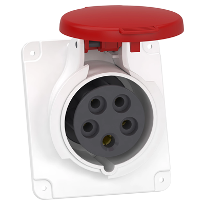 Gniazdo 16A 3P-N-E 380-415V IP44 50-60Hz