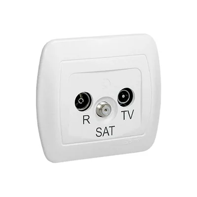 Gniazdo antenowe R-TV-SAT końcowe