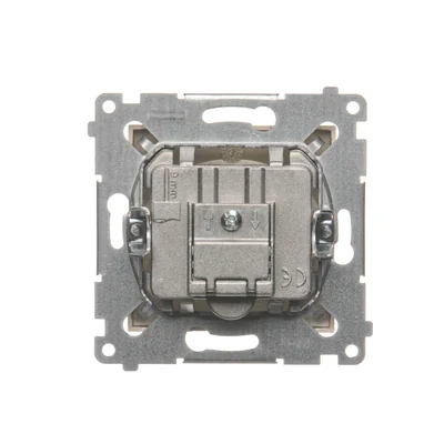 Gniazdo antenowe R-TV-SAT przelotowe (moduł) złoty (metalik)