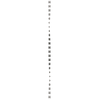 Gniazdo komputerowe podwójne RJ45 kategoria 6 z przesłoną przeciwkurzową (moduł) białe