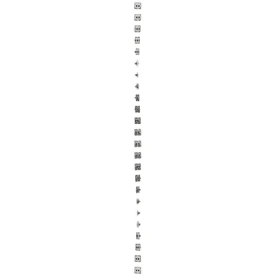 Gniazdo komputerowe podwójne RJ45 kategoria 6 z przesłoną przeciwkurzową (moduł) białe