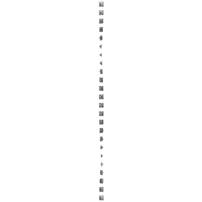 Gniazdo komputerowe pojedyncze RJ45 kategoria 6 z przesłoną przeciwkurzową (moduł) srebrny (metalik)