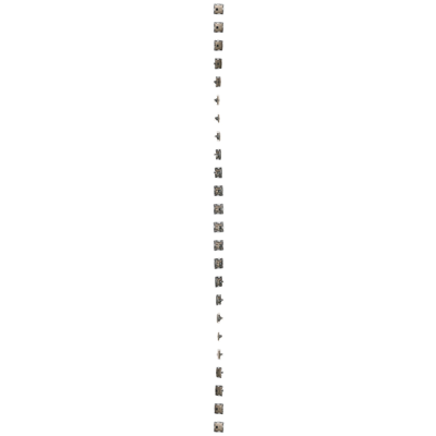 Gniazdo komputerowe pojedyncze RJ45 kategoria 6 z przesłoną przeciwkurzową (moduł) złoty (metalik)