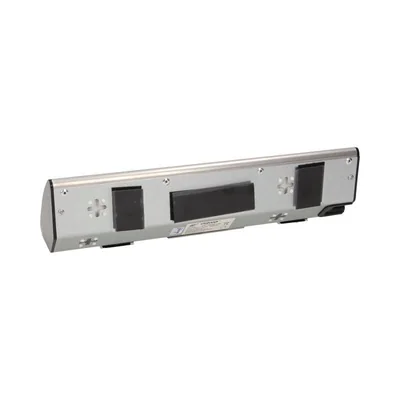 Gniazdo meblowe kuchenne z przesłonami torów prądowych 4x230V INOX
