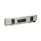 Gniazdo meblowe kuchenne z przesłonami torów prądowych 4x230V INOX