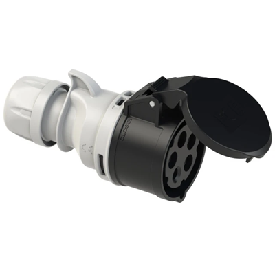 Gniazdo przenośne SHARK  32A 3P+Z+N 500V 50/60Hz 7H IP44