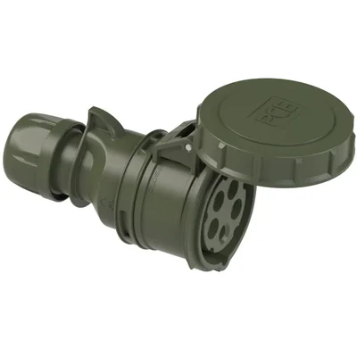 Gniazdo przenośne SHARK  wojskowe 32A 3P+Z+N 400V 50/60Hz 6H IP67