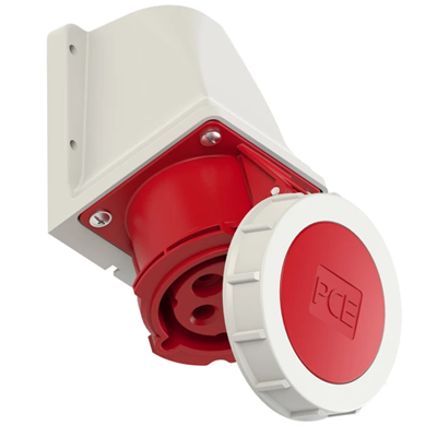 Gniazdo stałe  32A 3P+Z 400V 50/60Hz 6h IP67, styki niklowane