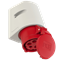 Gniazdo stałe IP44 16A 400V 3P+Z+N