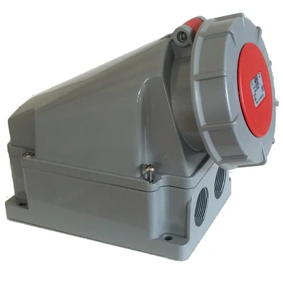 Gniazdo stałe IP67 bez dławika 63A 400V 3P+N+Z