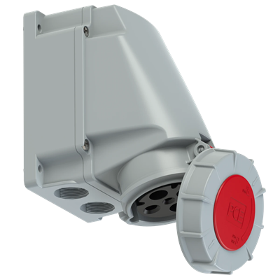 Gniazdo stałe IP67 bez dławika 63A 400V 3P+Z