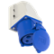 Gniazdo stałe obudowa mała 32A 2P+Z 230V 50/60Hz 6h IP44