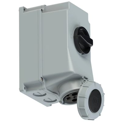 Gniazdo stałe z wyłącznikiem 63A 3P+Z 500V 50/60Hz 7h IP66/67