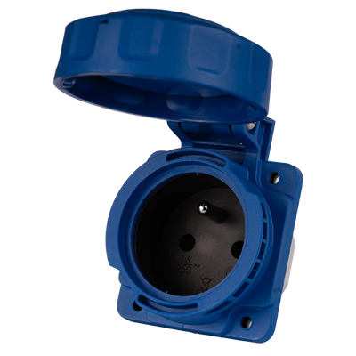 Gniazdo tablicowe 16 A 250 V Schuko IP67