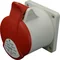 Gniazdo tablicowe proste 16A 5p IP44