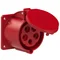 Gniazdo tablicowe proste 400V 32A 5P IP44/54