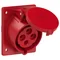 Gniazdo tablicowe skośne TWIST 32A 400V 3P+Z 80x97mm IP44