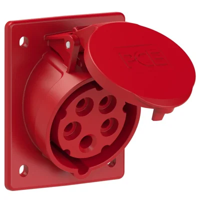 Gniazdo tablicowe skośne TWIST IP44 16A 400V 3P+Z+N 80x97mm