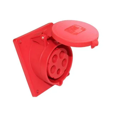 Gniazdo tablicowe skośne TWIST IP44 16A 400V 3P+Z+N 80x97mm
