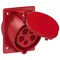 Gniazdo tablicowe skośne TWIST IP44 32A 400V 3P+Z+N 80x97mm